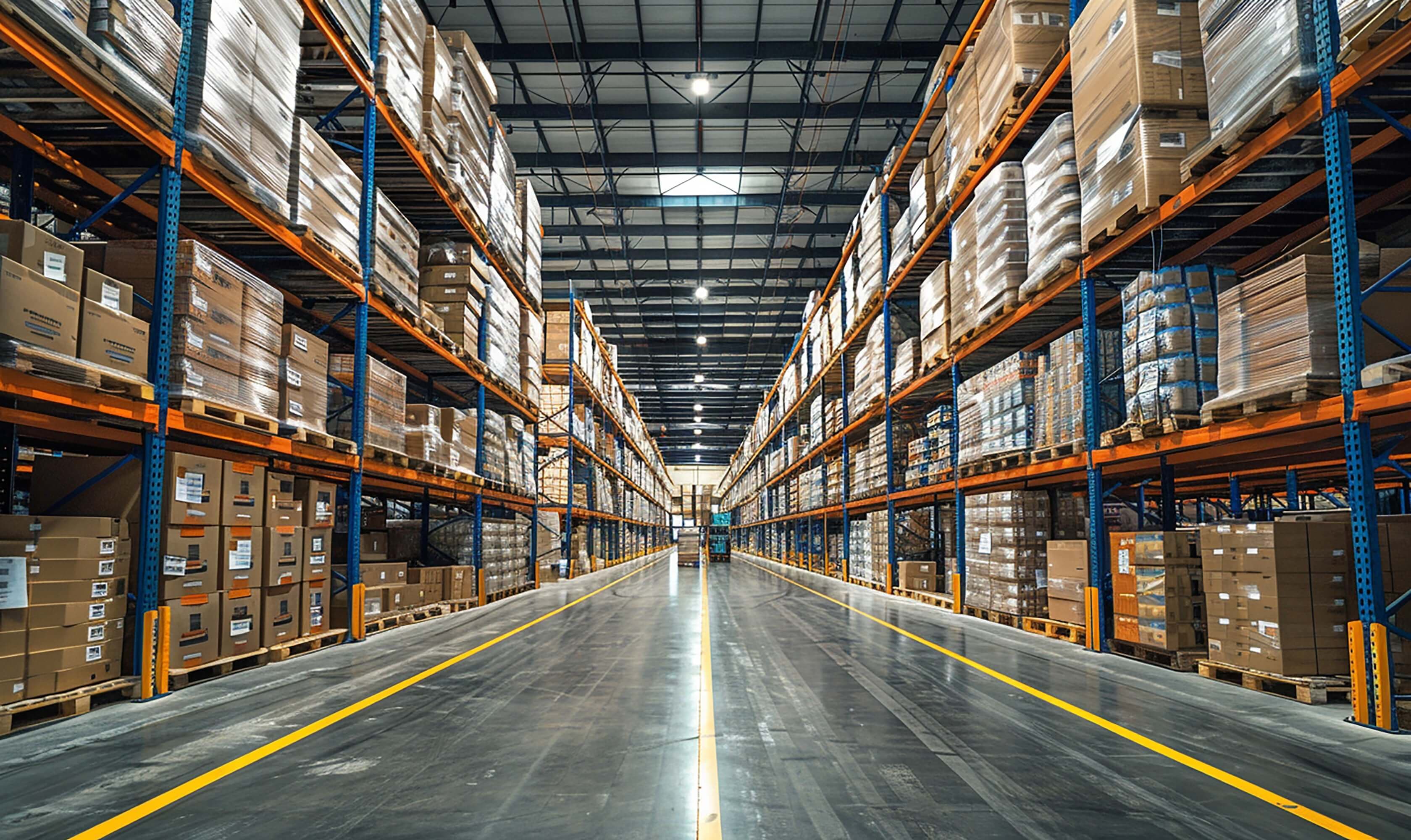 Warehouse worker scanning a QR code on a storage bin to confirm a pick.